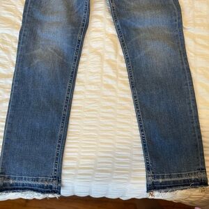 Women's Straight Leg Jeans - Blue
